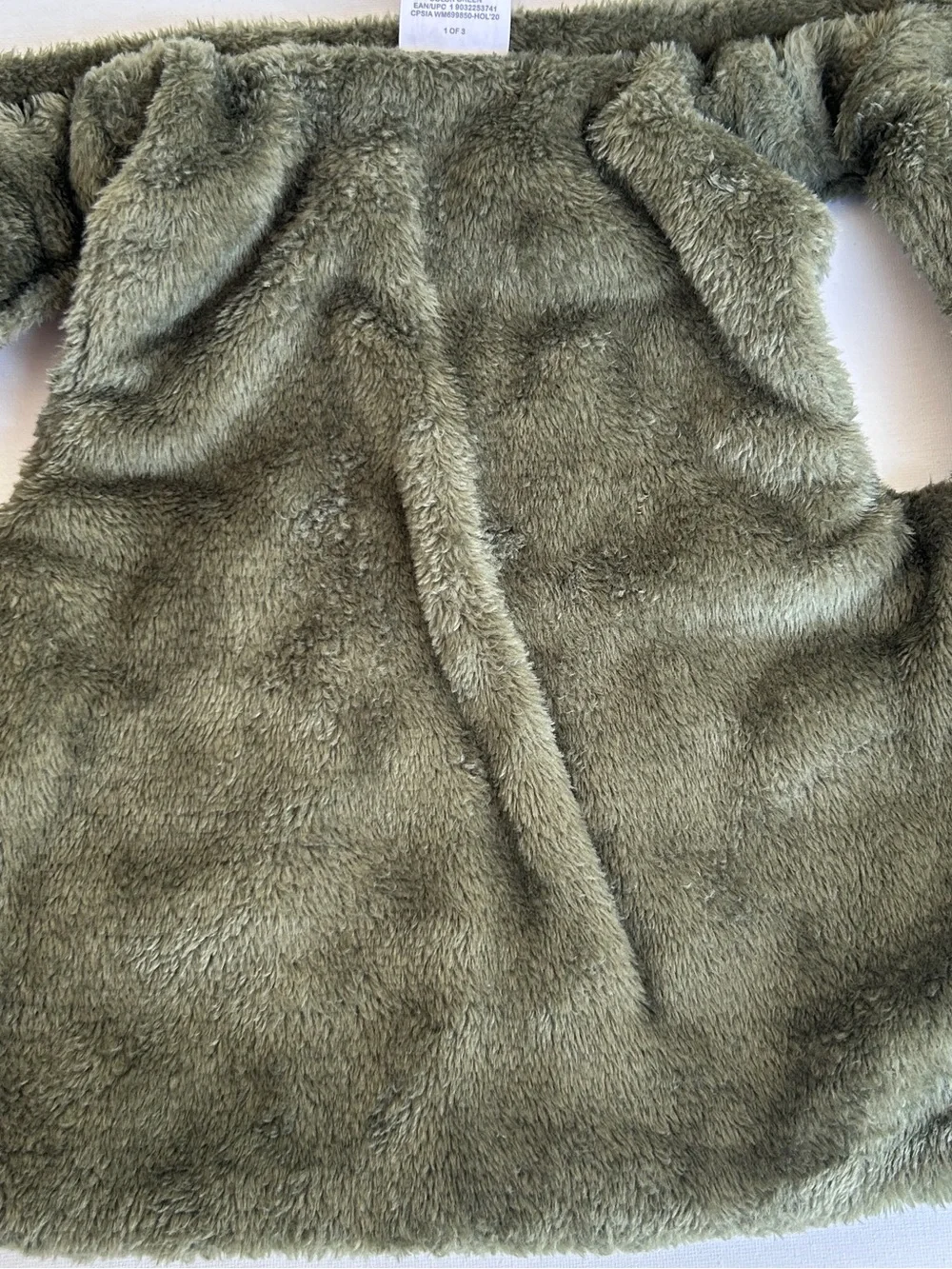 Wonder Nation 18 months camouflage woodland puffer vest faux fur
